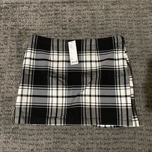 Urban Outfitters Black Plaid Skirt